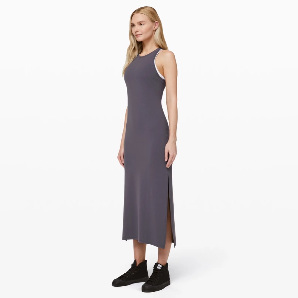 Lululemon Get Going Dress Purpleish Gray size small